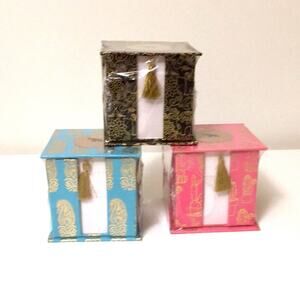 Tribal Design Memo box handcrafted in India Office